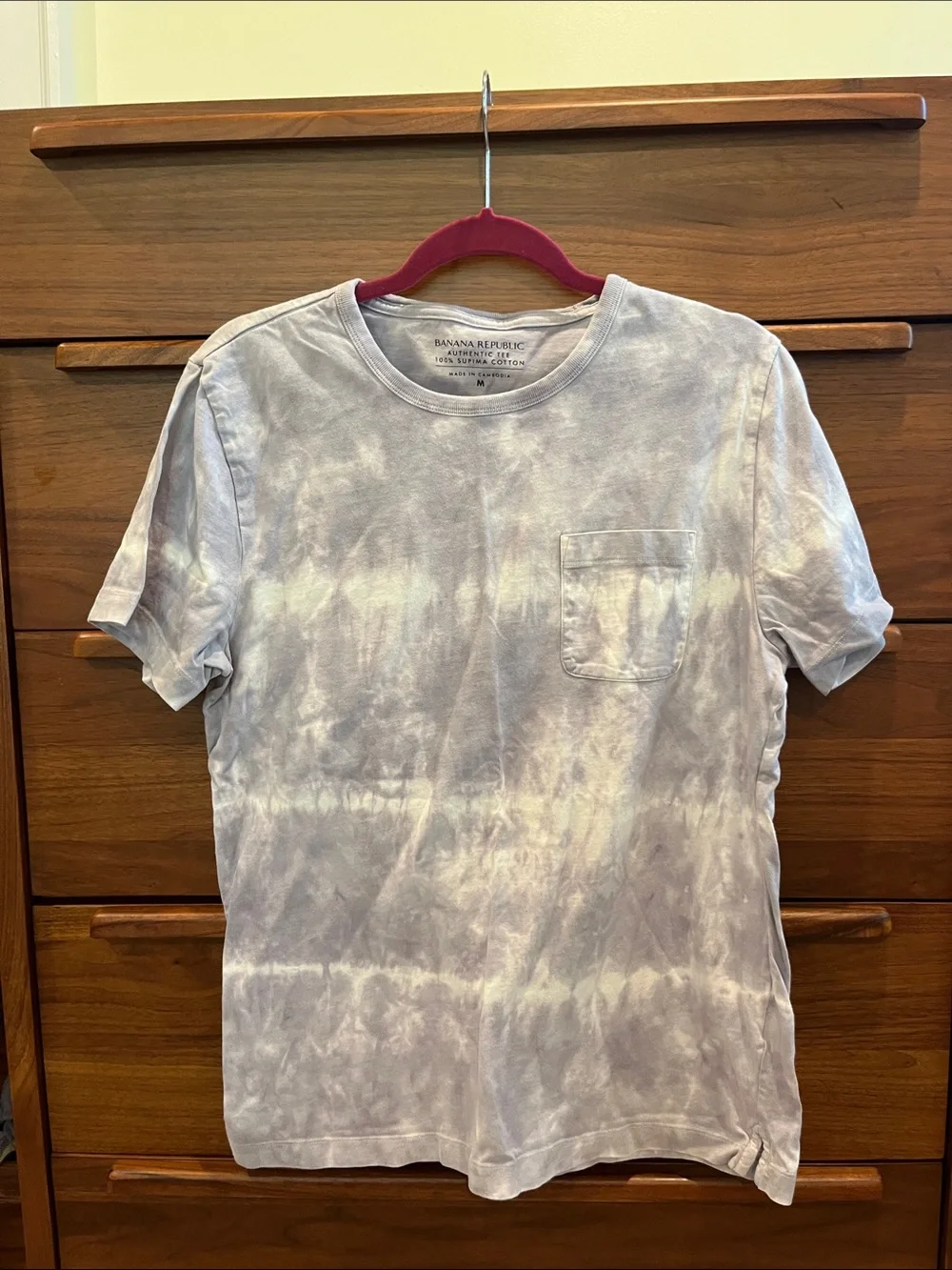 Banana Republic Men's  Tie-Dye Pocket Tee